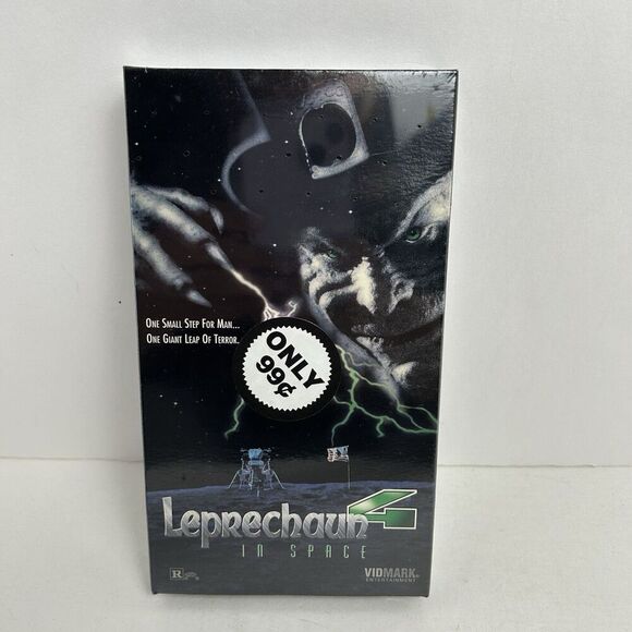 Leprechaun 4 : In Space (VHS, 1996) Warwick Davis Vidmark factory sealed - Picture 1 of 6